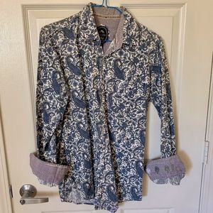 Ganesh Men's Long Sleeve Italian Shirt S